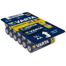 Батарейка Varta Longlife AA блистер 12шт Батарейки размера