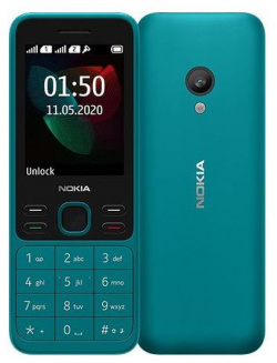 Мобильный телефон Nokia 150 Dual sim (2020) Cyan 16GMNE01A04 Вы всегда будете на