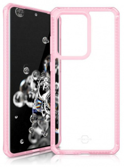 Чехол накладка ITSKINS HYBRID FROST (MKII) для Samsung Galaxy S20 Ultra пр/светло розовый SGPS HYBMK LKTR 