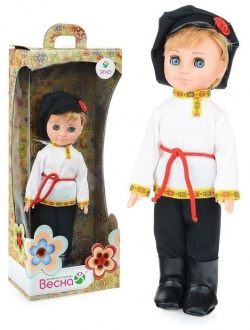 Кукла Мальчик в русском костюме 30 см (кукла пластмассовая) Весна В3909 