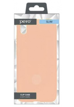 Чехол клип кейс PERO LIQUID SILICONE для Apple iPhone 11 светло розовый 