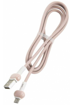 Кабель Redline Candy micro USB B (m) A 1м розовый УТ000021986 Red line 