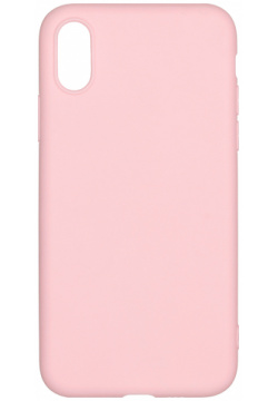 Клип кейс Alwio для Apple iPhone XS Max  soft touch светло розовый ASTIXSMPK Г