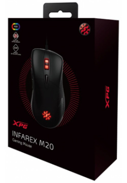 Мышь игровая XPG INFAREX M20 (5 кнопок  OMRON 5000 dpi RGB подсветка USB) Ваши