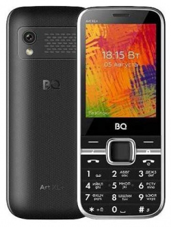 Мобильный телефон BQ 2838 ART XL+ BLACK (2 SIM) Обеспечивает качественную связь