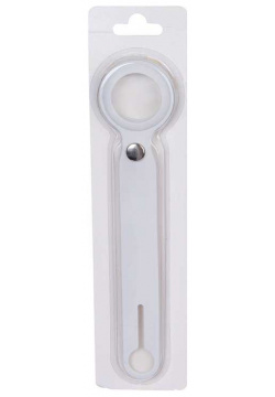 Брелок подвеска mObility для APPLE AirTag 10cm Silicone White УТ000026744 