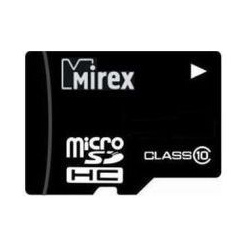 Карта памяти Mirex MicroSDHC 8Gb Class 10 13612 MC10SD08 Использовать карту