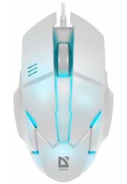 Мышь Defender USB MB 982 WHITE 52983 Игровая подсветка  7 цветов подсветки