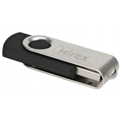 Флешка Mirex Swivel 4GB USB 2 0 Черный 13600 FMURUS04 
