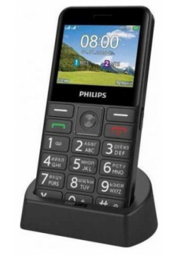 Мобильный телефон Philips Xenium E207 Black (E207 Black) 
