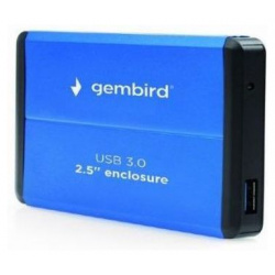 Внешний корпус для HDD/SSD Gembird EE2 U3S 2 B 5" синий (EE2 B) 
