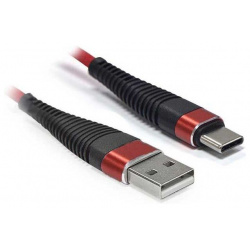 Кабель CBR USB  Type C 2 1A 1m CB 502 Red
