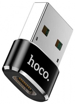 Адаптер Hoco USB  Type C OTG Black UA6 6957531064138 Выполнен из качественных