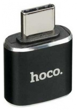 Адаптер Hoco UA5 Type C  USB Black 6957531064121 Миниатюрный переходник