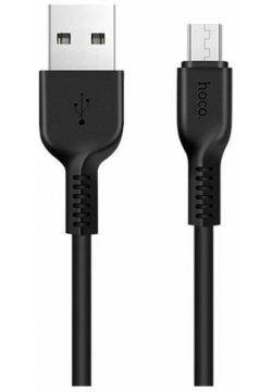 Адаптер Hoco Easy X13 USB  MicroUSB 1m Black 6957531061168