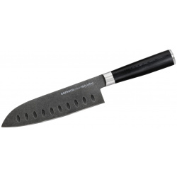 Нож Samura сантоку Mo V Stonewash  18 см G 10 SM 0094B/K