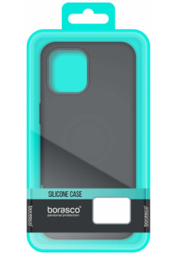 Чехол BoraSCO Silicone Case матовый для OPPO A16 черный 