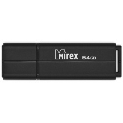 Флешка 64GB Mirex Line  USB 2 0 Черный 13600 FMULBK64 Классический корпус