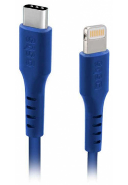 Дата кабель SBS  Lightning Type C MFI 1 м синий (TECABLELIGTC1B) TECABLELIGTC1B