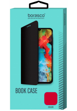 Чехол BoraSCO Book Case для Xiaomi Redmi Note 11 Pro красный 