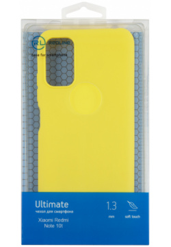 Чехол защитный Red Line Ultimate для Xiaomi Redmi Note 10t  желтый УТ000026516