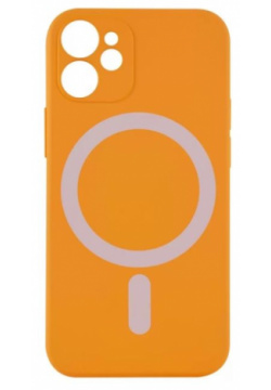 Чехол накладка Barn&Hollis для iPhone 12 mini  magsafe оранжевая УТ000029265