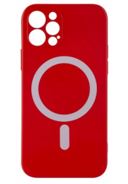 Чехол накладка Barn&Hollis для iPhone 12 Pro  magsafe красная УТ000029297