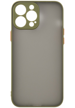 Чехол накладка UNBROKE matt&color case with camera protection для iPhone 13 Pro Max  мятная УТ000027814