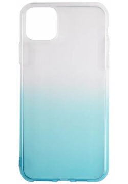 Чехол накладка силикон iBox Crystal для iPhone 11 (градиент голубой) УТ000019740 Ч