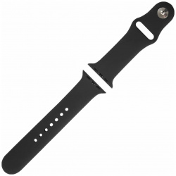 Ремешок Red Line силиконовый для Apple Watch – 42/44 mm (S3/S4/S5/SE/S6)  черный УТ000027229