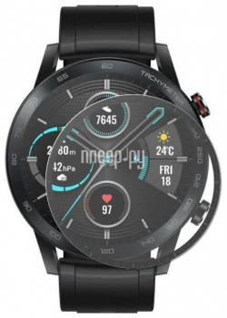 Стекло защитное Barn&Hollis Samsung Galaxy Watch 4 (40mm) Full screen (3D)  черный УТ000026805