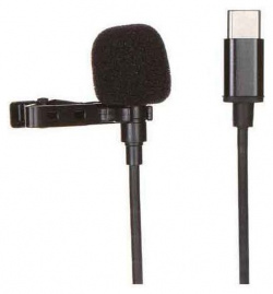 Микрофон петличный mObility MMI 1  с разъемом Type C черный УТ000027564