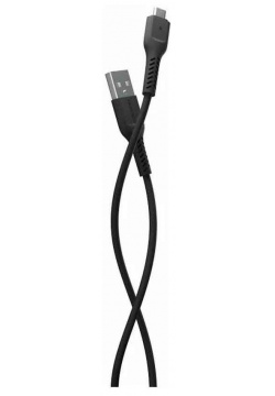 Дата кабель More choice USB 2 0A для micro K16m TPE 1м (Black) K16MB 