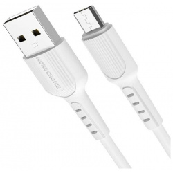 Дата кабель More choice USB 2 0A для micro K26m TPE 1м (White) K26MW 