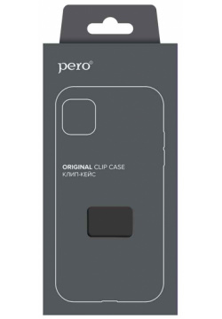 Клип кейс PERO софт тач для Xiaomi Redmi 10A черный 
