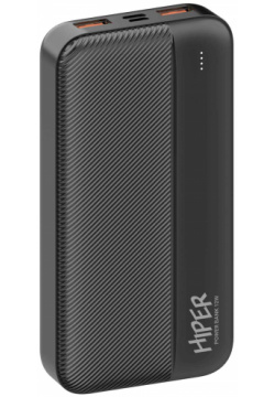 Внешний аккумулятор Hiper SM20000 20000mAh 2 4A 2xUSB черный (SM20000 BLACK) BLACK 