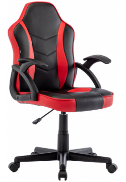 Кресло компьютерное BRABIX Shark GM 203  экокожа черное/красное (532512) 532512