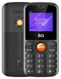 Мобильный телефон BQ 1853 LIFE BLACK ORANGE (2 SIM) 