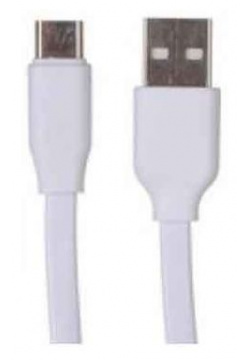 Дата кабель Red Line USB  Type C (2A) белый плоский УТ000023599 Синхронизация и