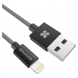 Кабель MFI USB Lightning Promate linkMate LTF2 (2m) black 6959144029733 