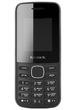 Мобильный телефон teXet TM 117 Black 