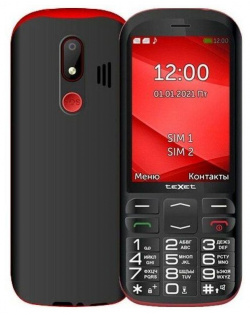 Мобильный телефон teXet TM B409 Black Red 