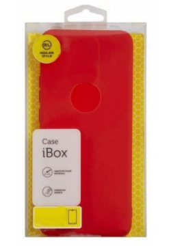 Накладка силикон iBox Case для Xiaomi Poco X5/Redmi Note 12 5G с защитой камеры и подложкой  красный УТ000033749