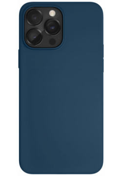 Чехол защитный VLP Silicone case для iPhone 14 Pro  темно синий 1051040