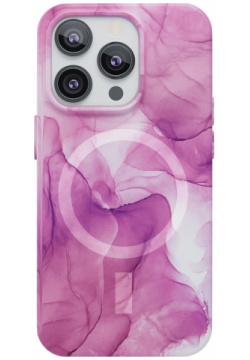 Чехол защитный VLP Splash case с MagSafe для iPhone 14 Pro  розовый 1056002