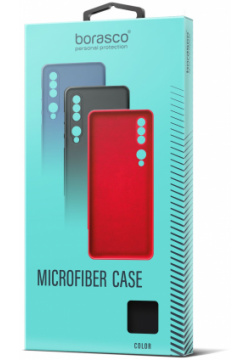 Чехол BoraSCO Microfiber Case для Xiaomi POCO C55 черный 