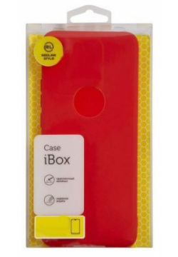 Чехол силиконовый iBox Case для Xiaomi Redmi Note 12S с защитой камеры и подложкой  красный УТ000035181