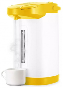 Термопот Kitfort КТ 2511 1 бело желтый служит для кипячения и
