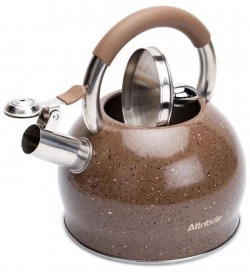 Чайник со свистком Attribute Steel Stone ASS307 3л отличное состояние; 