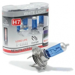 Комплект ламп Clearlight H7 12V 55W WhiteLight (2 шт ) MLH7WL Галогеновая лампа